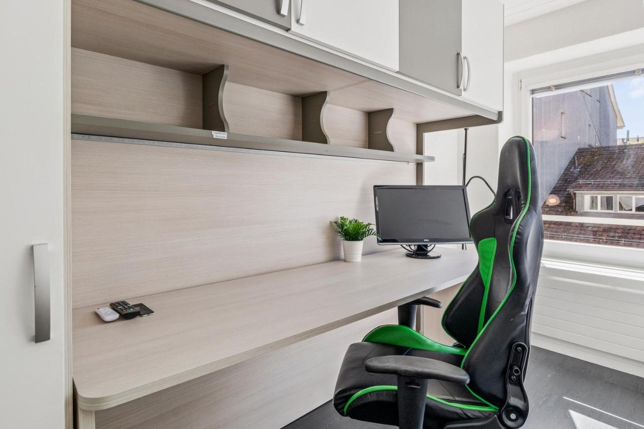 Pearlstay - City Center Twin Bed Workplace Washer Winterthur Exteriör bild