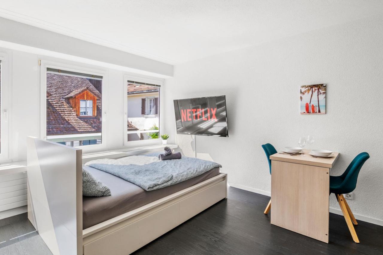 Pearlstay - City Center Twin Bed Workplace Washer Winterthur Exteriör bild